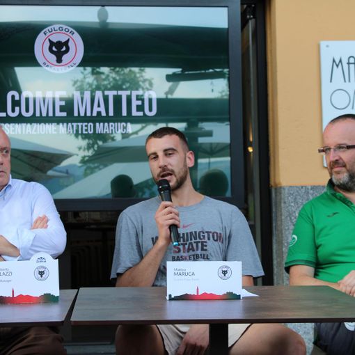 Presentazione ufficiale di Matteo Maruca, nuova guardia della Paffoni