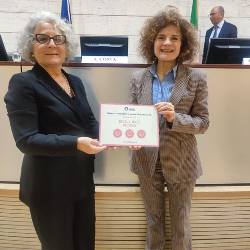 Bollini Rosa, massimo riconoscimento per l'Asl Vco