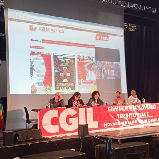 Cgil Vco e Novara: Lancio della campagna referendaria. FOTO
