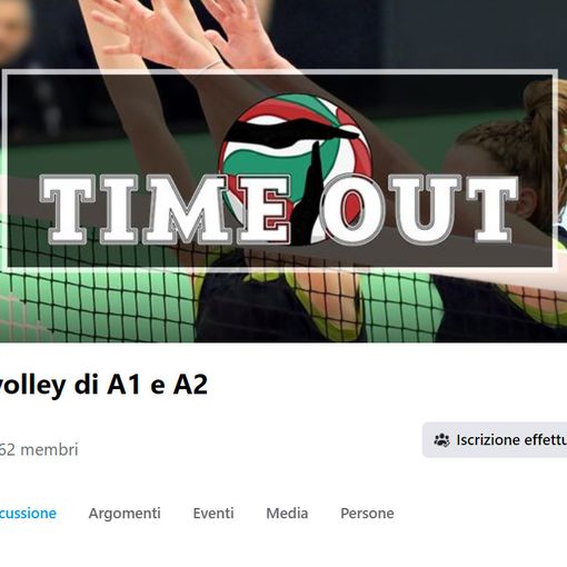 È nato “TimeOut il Volley di A1 e A2 Femminile”: il gruppo social per dare voce agli amanti della grande pallavolo femminile, iscriviti anche tu!