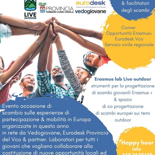 &quot;Live Outdoor&quot;, l'evento Erasmus Lab dedicato ai giovani