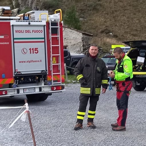 Sospese le operazioni di ricerca in Valle Formazza a causa del buio