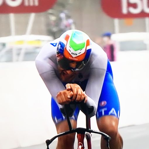 Filippo Ganna secondo per un solo secondo nella cronometro della Tirreno-Adriatico