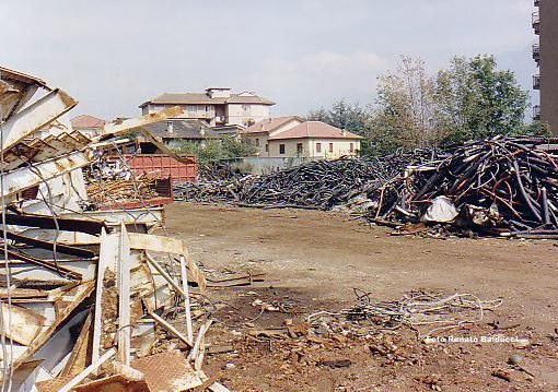 L'area Ruga a Villadossola, negli anni Novanta, quando la magistratura l'aveva posta sotto sequestro