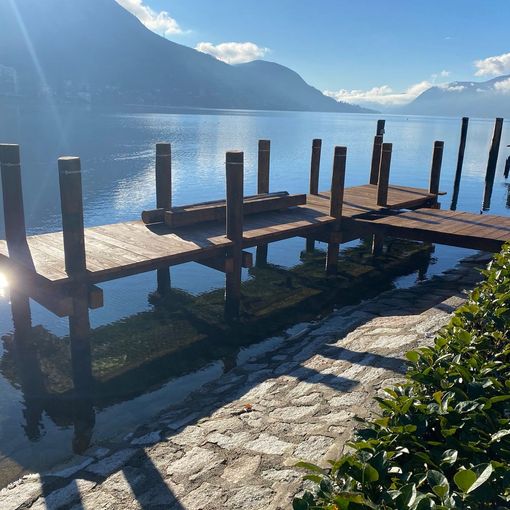 Ultimato il nuovo pontile per l'attracco dei battelli a Omegna