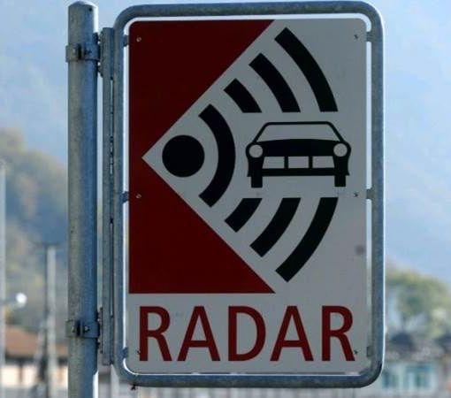 Radar di controllo velocità in Canton Ticino: ecco la mappa per la settimana