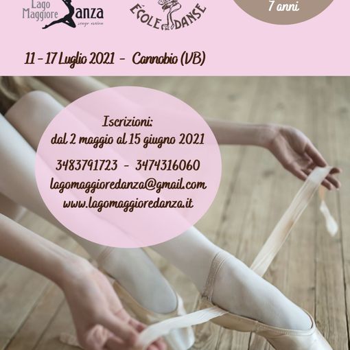 Cannobio ospita lo stage estivo &quot;Lago Maggiore Danza&quot;