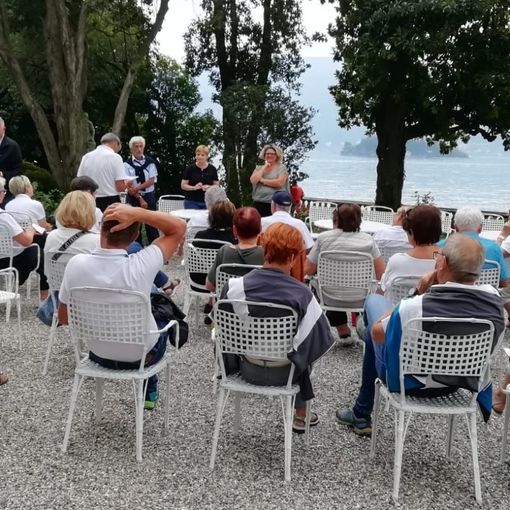 Turisti di Schwaz, cittadina austriaca gemellata con Verbania, visitano il Lago Maggiore