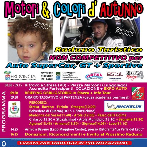 Raduno solidale di supercar: un evento tra ricordo e beneficenza sulle strade del Verbano