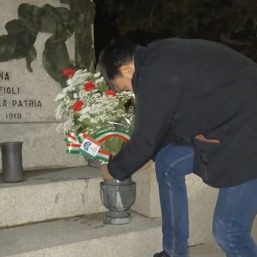 4 novembre, l'omaggio di Fratelli d'Italia Cusio-Omegna