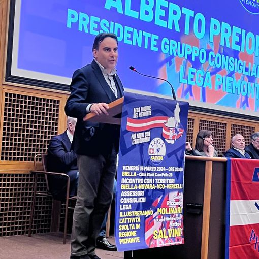 Preioni (Lega): “Incontro territori a Biella: straordinaria occasione di confronto, avanti col buon governo del Piemonte”