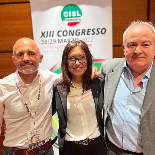 Cisl Piemonte, Alessio Ferraris confermato segretario regionale. Luca Caretti sarà segretario generale