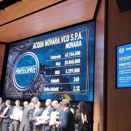Premio Industria Felix ad Acqua Novara Vco, Terzoli e Barbone: &quot;Siamo tra le 200 aziende migliori d'Italia&quot;
