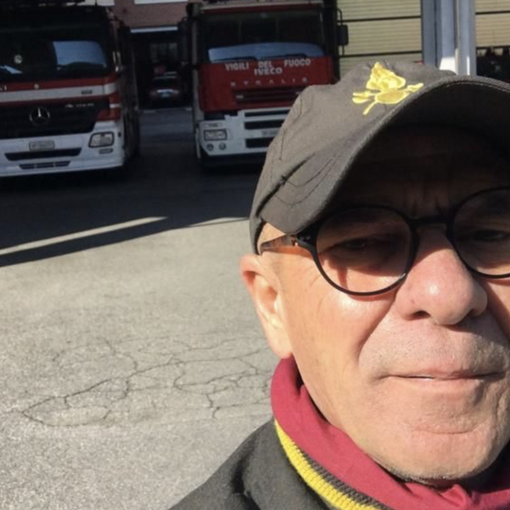 Per il suo pensionamento il Vigile del Fuoco Pier Cesare Guidetti raccoglie fondi per beneficenza
