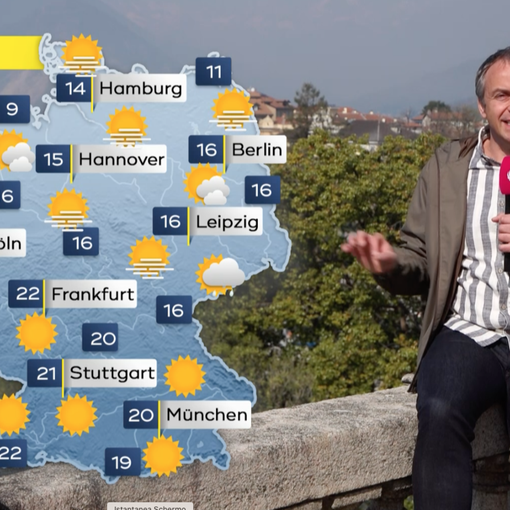 Trasmesso dal lago Maggiore il meteo del telegiornale tedesco