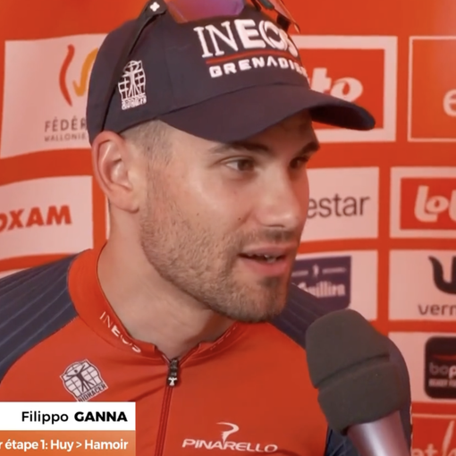 Giro di Vallonia: Filippo Ganna vince la prima tappa in volata