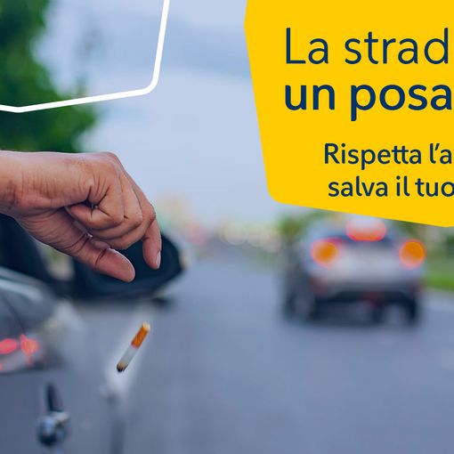 “La strada non è un posacenere”. Al via la nuova campagna Anas contro il rischio incendi  VIDEO