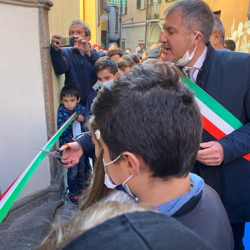 Omegna in festa per l'inaugurazione del Museo Rodari