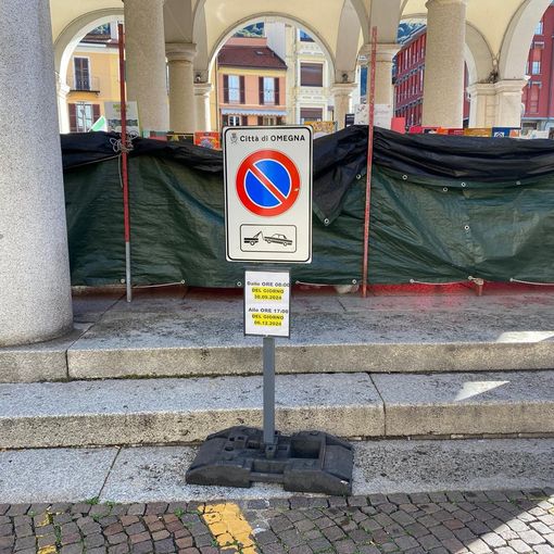 Omegna, temporanei disagi per lavori in piazza XXIV Aprile