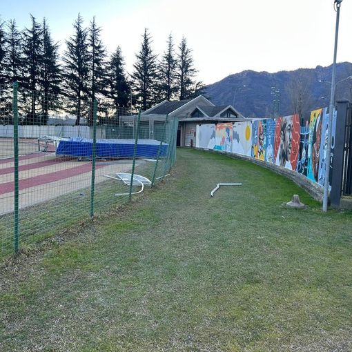 Vento a Gravellona: danni ingenti allo stadio Boroli e alle scuole elementari VIDEO