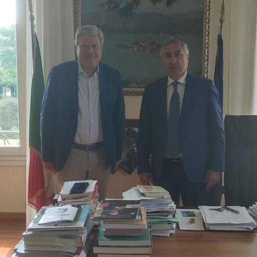 Il sindaco Albertella in visita al prefetto Formiglio