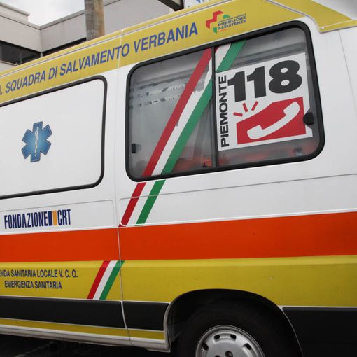 Oggebbio, auto si schianta contro un muro, grave un 83enne