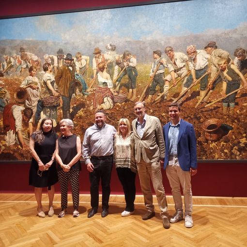 L'assessore regionale Marina Chiarelli in visita al Museo del Paesaggio