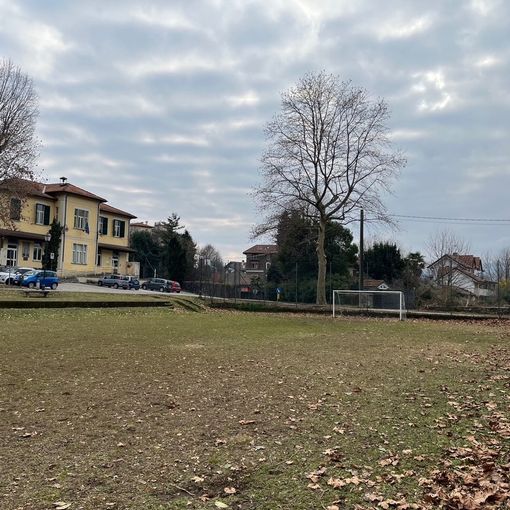 Foto: il campetto sportivo di Biganzolo
