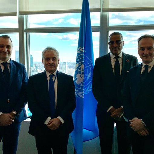 Cirio negli Statii Uniti per il passaggio di consegne delle Universiadi in Piemonte nel 2025