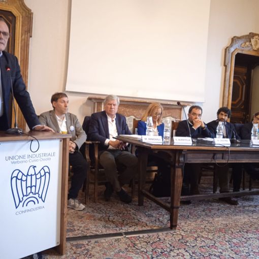 I candidati sindaco di Verbania a confronto con Unione Industriale FOTO