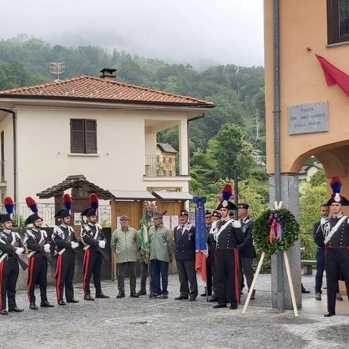 Cossogno, intitolata al generale Dalla Chiesa la piazza del Comune. FOTO