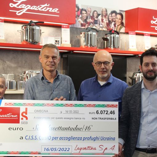 I dipendenti Lagostina sostengono la popolazione ucraina con la “pentola della solidarietà”