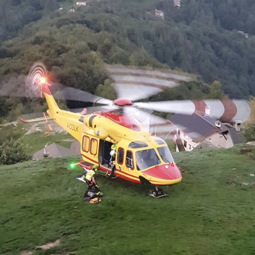 Cade in un dirupo a Cavaglio Spoccia, grave un 45enne
