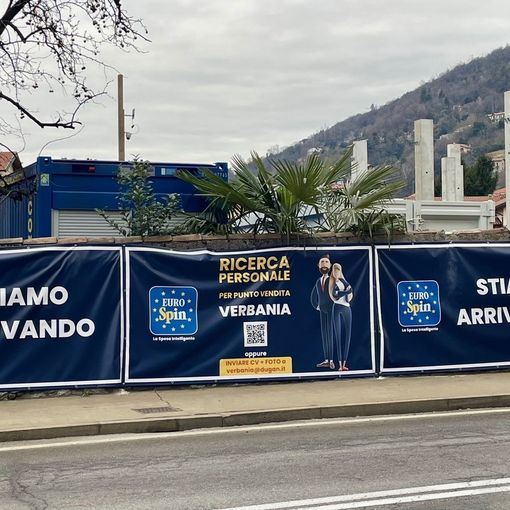 Nuovo supermercato a Pallanza: proseguono i lavori in viale Azari