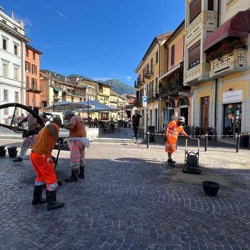 Omegna, avviati i lavori di sistemazione della strada
