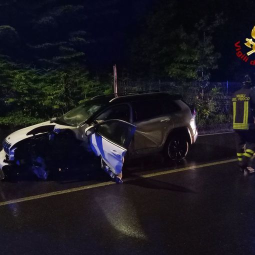 Vergante, frontale tra due auto