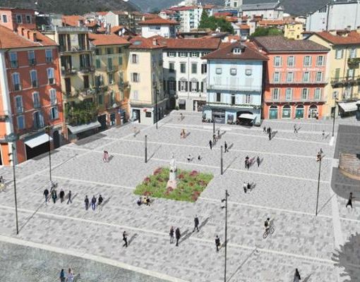 Nuova piazza Ranzoni a Intra, probabile via ai lavori a novembre
