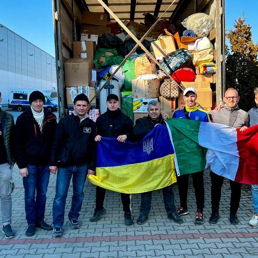 Rientrati dall'Ucraina i pulmini della solidarietà 'capitanati' dal campione Vasyl Matviyuchuk