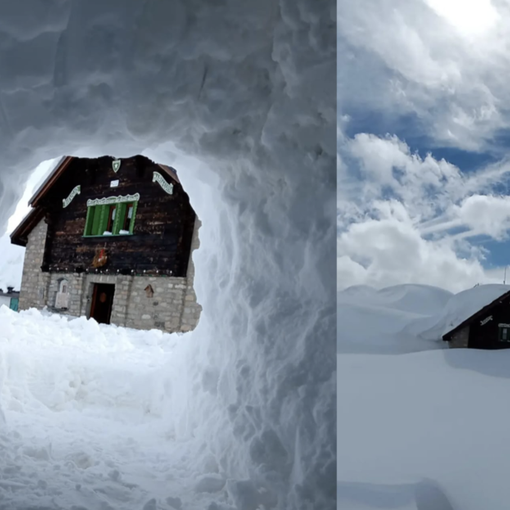 Silenzio, parla la neve al &quot;Maria Luisa&quot;  FOTO