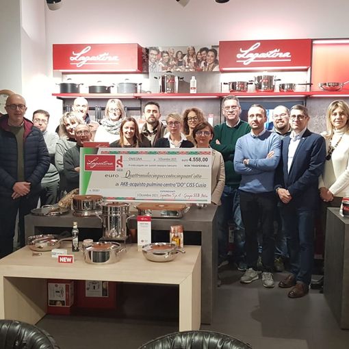 Gruppo Lagostina-Seb, raccolti più di 4000 euro per l'associazione Kenzio Bellotti