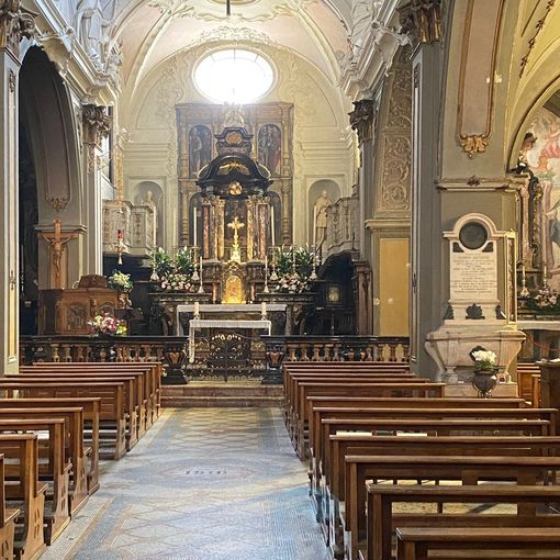 Restauro della Collegiata di Sant'Ambrogio ad Omegna  FOTO