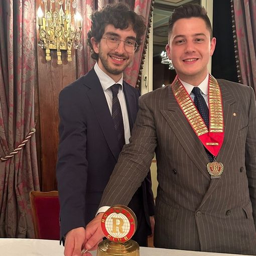 Rotaract Pallanza Stresa, il passaggio di consegne al nuovo presidente Pietro Punginelli