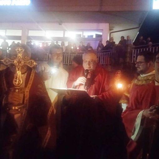 Monsignor Brambilla ha celebrato la messa per San Vittore FOTO