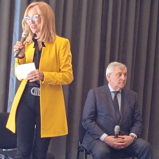 Tajani a Verbania a sostegno di Mirella Cristina FOTO