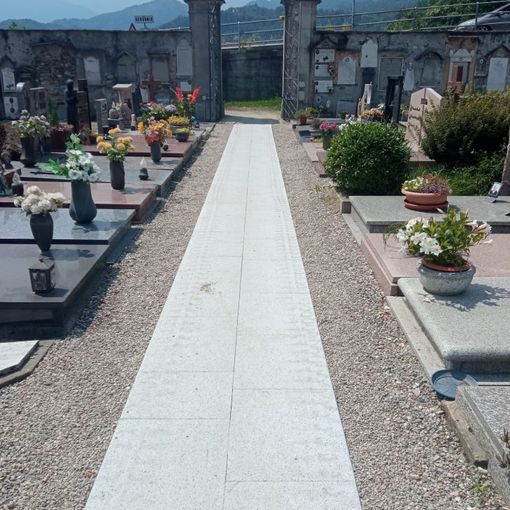 Trobaso, terminati gli interventi di riqualificazione e migliorie al cimitero