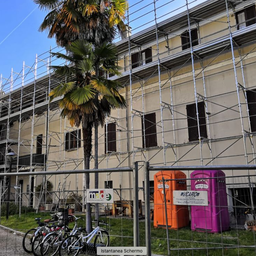 Verbania, al via il lavori per rifare il tetto di Villa Olimpia