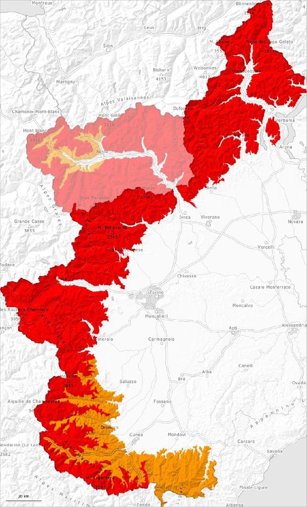 Allerta massima nel weekend sulle Alpi piemontesi per rischio valanghe