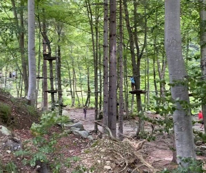 Parco avventura a Oropa, nuovi percorsi e...con uno spazio dedicato alle feste, VIDEO