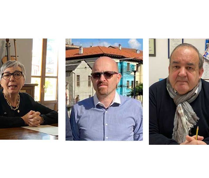 Nella foto da sinistra: Mimma Moscatiello, Stefano Strada e  Dario Galizzi