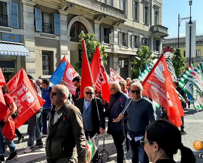 A Domo la manifestazione provinciale per la Festa dei Lavoratori FOTO E VIDEO